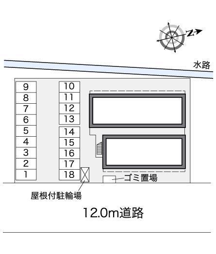 サンシャイン２６(27114)の駐車配置図