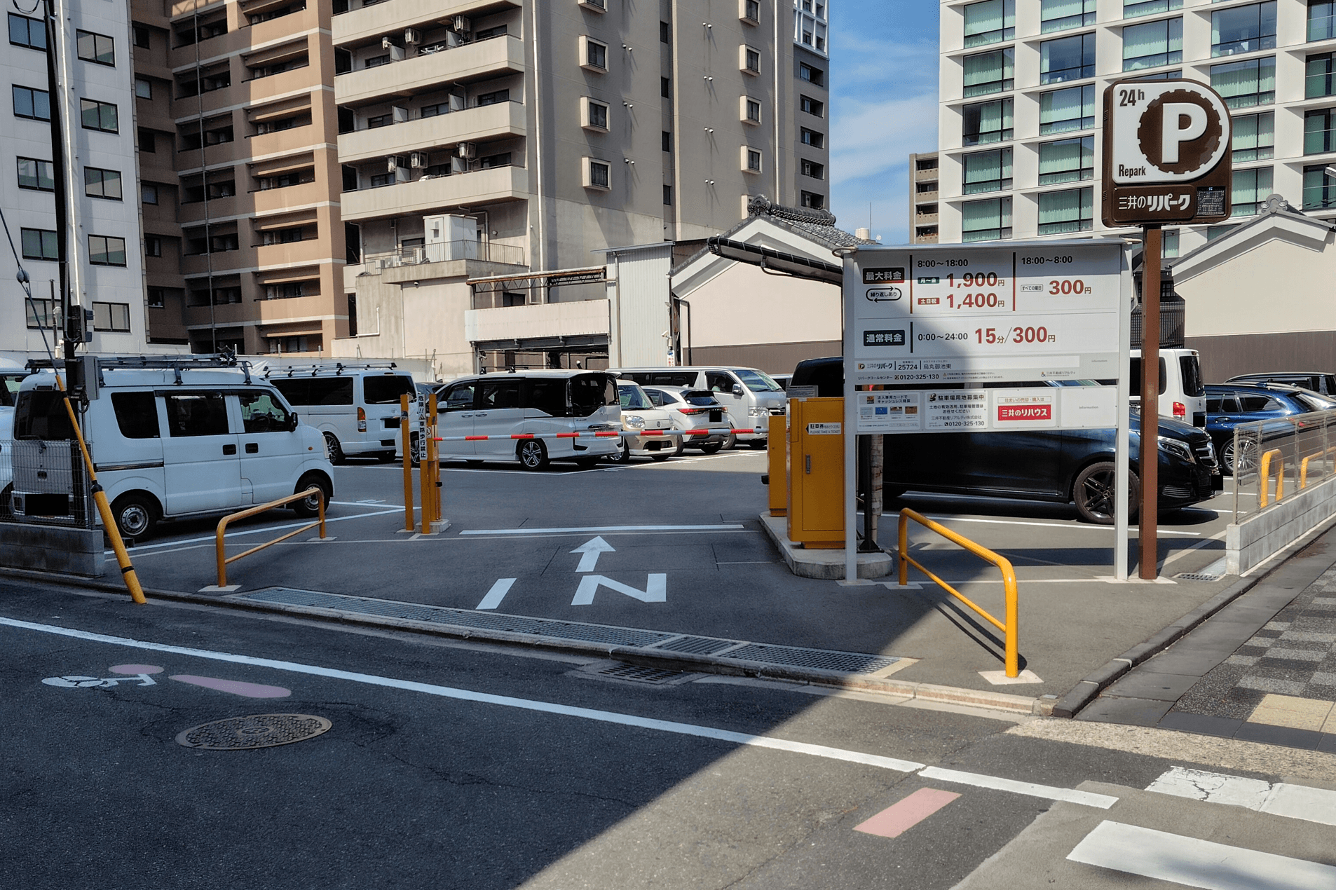烏丸御池東の外観・駐車場イメージ1枚目