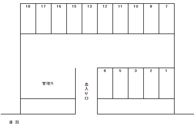 320110の駐車配置図