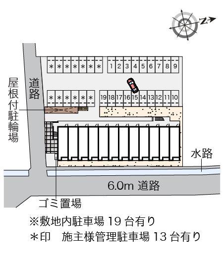 グリーン館(55163)の駐車配置図