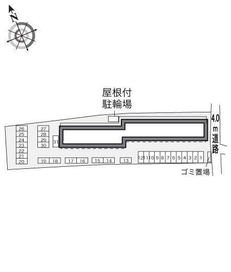 クリスタルガーデン(29499)の駐車配置図