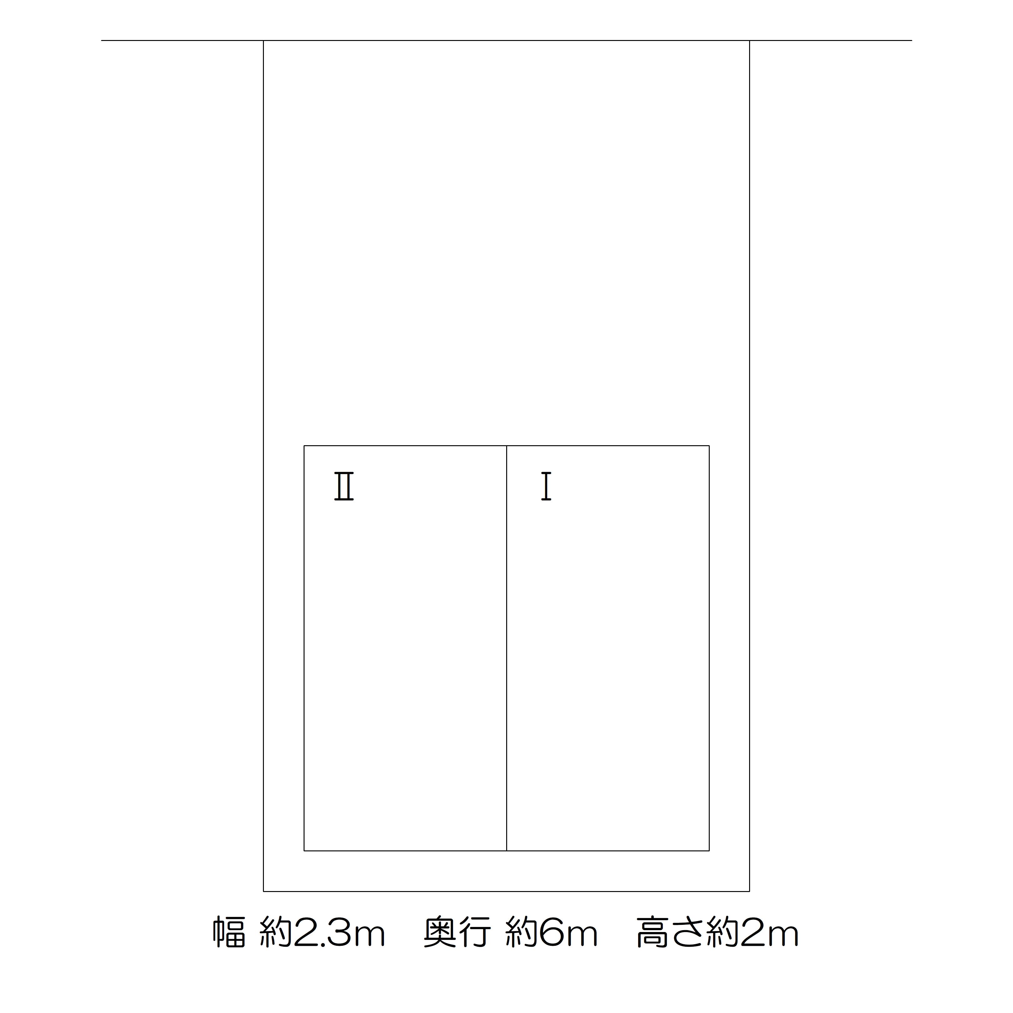M’ガレージ河原の駐車配置図