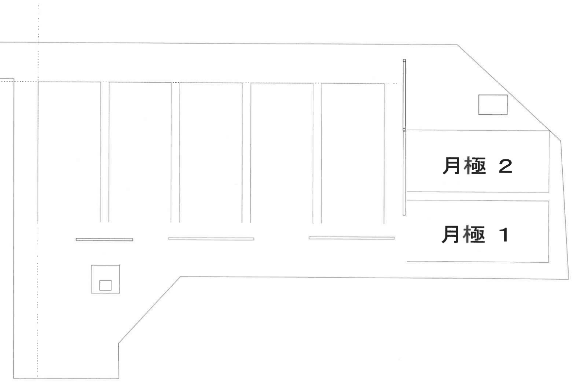 八王子平岡町月極駐車場の駐車配置図