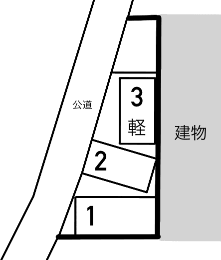 ザ・パーク等々力8丁目の駐車配置図
