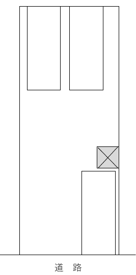 大工町第四の駐車配置図