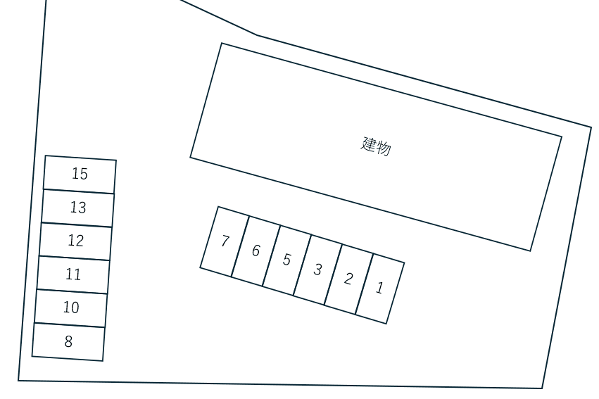 Ｇｒａｎｄ　Ｋの駐車配置図