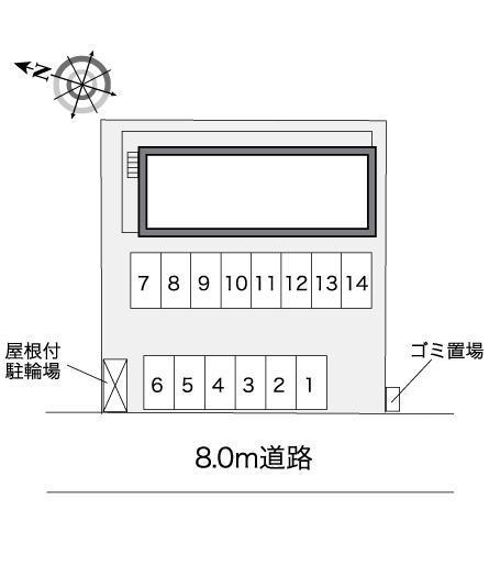 幸(38117)の駐車配置図