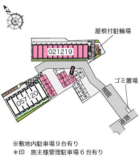ＭＩＺＵＮＯ(21219)の駐車配置図