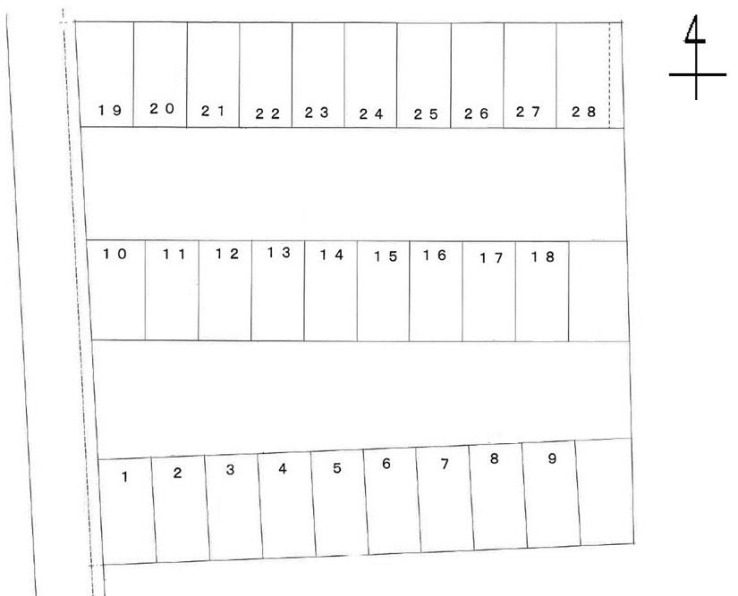 ハッピーパーキングの駐車配置図