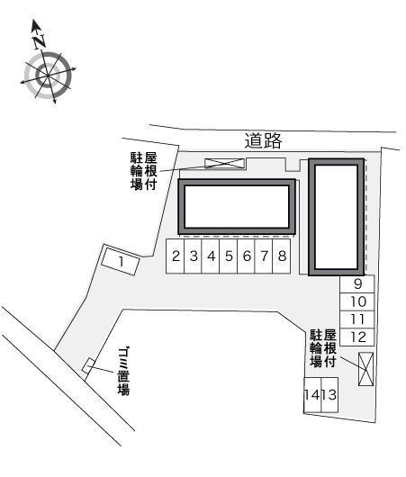 ジュネスＫ(29335)の駐車配置図