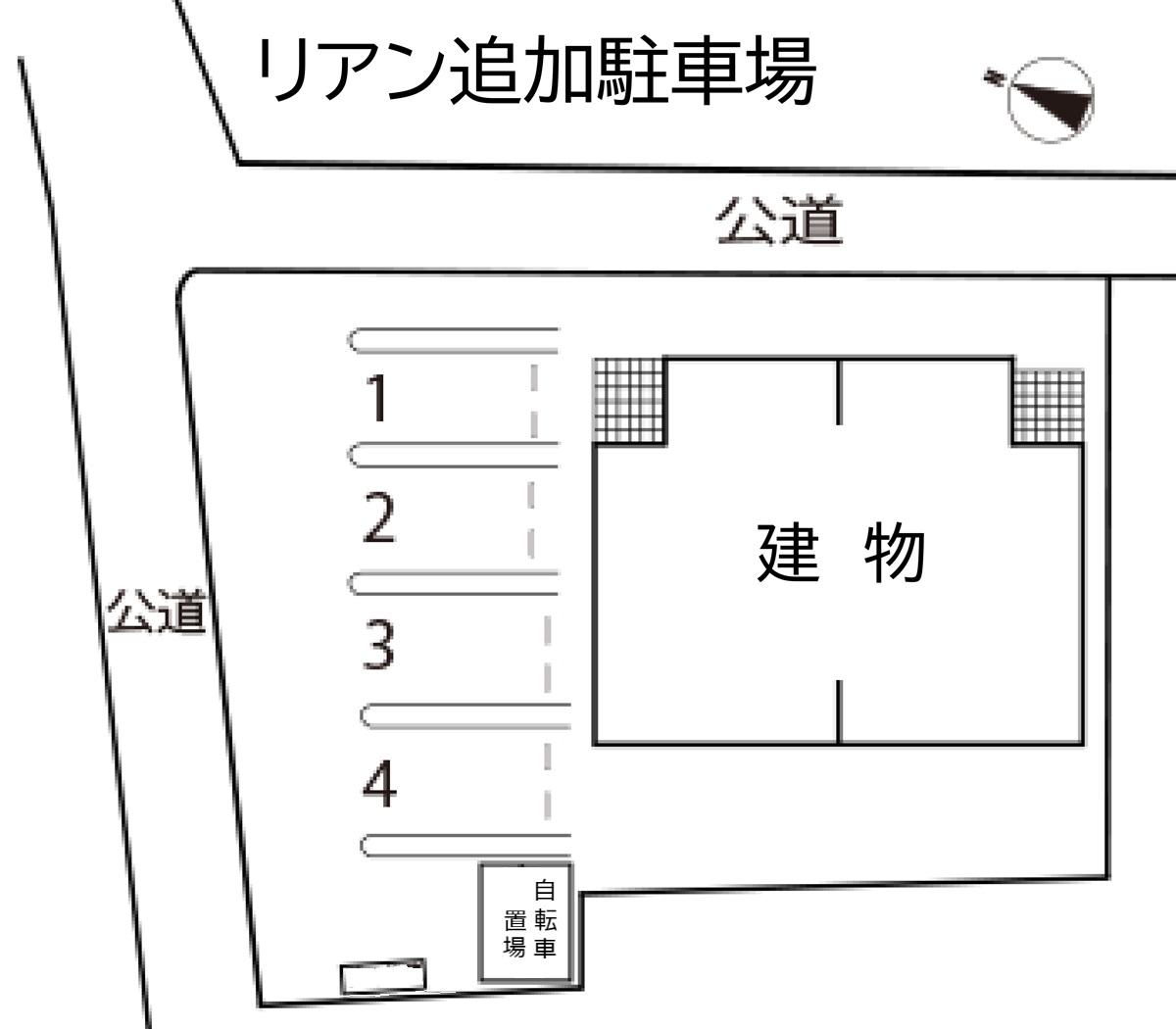 リアン追加駐車場の駐車配置図