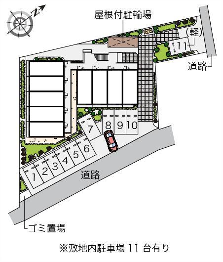 Ｗｅｓｔ　Ｐｌａｃｅ(41477)の駐車配置図