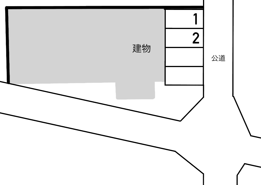 ザ・パーク赤堤3丁目の駐車配置図