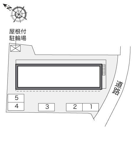 ヴィレッジ若松(33276)の駐車配置図
