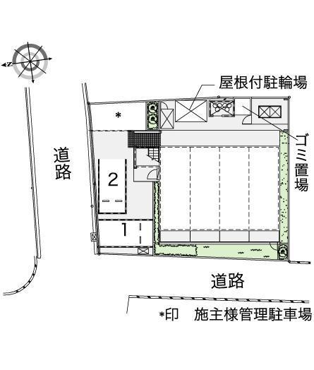 伏見桃山(43934)の駐車配置図