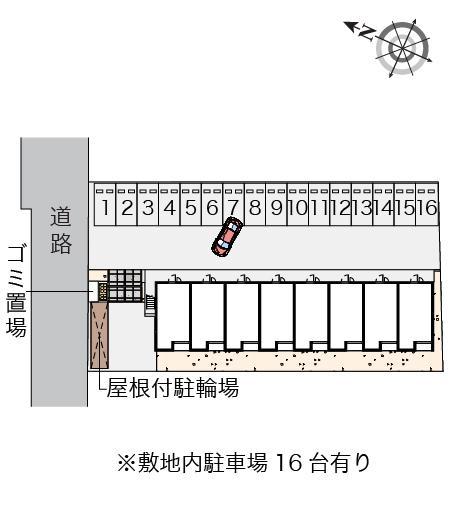 カローレ(55165)の駐車配置図