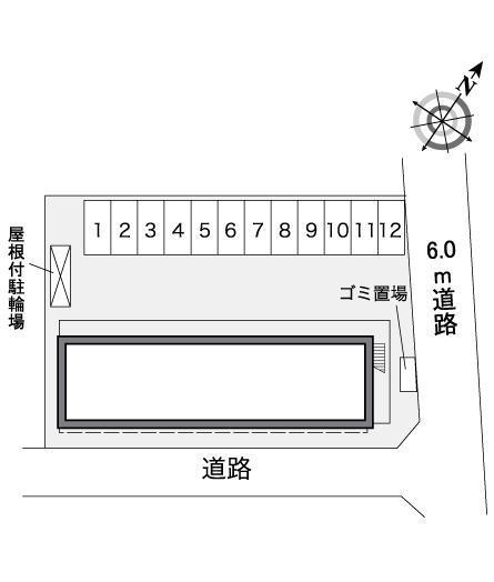 フルール(38605)の駐車配置図