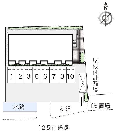 クレイノパレノワール(55812)の駐車配置図