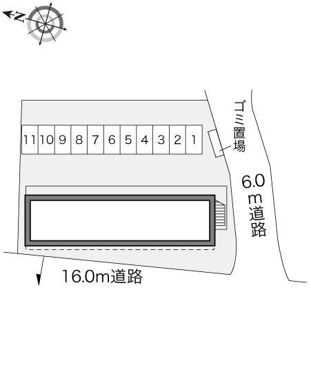 ユーカリが丘(16837)の駐車配置図