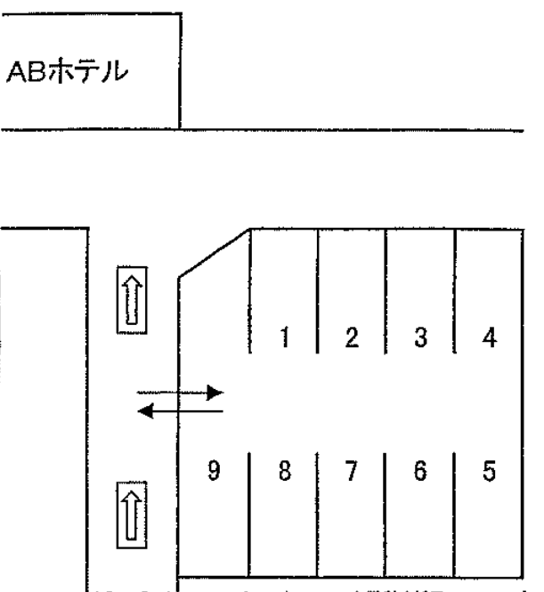 若草パーキング　Ⅰの駐車配置図