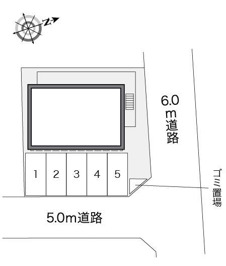 ｃｅｌｅｓｔｅ古海(27323)の駐車配置図