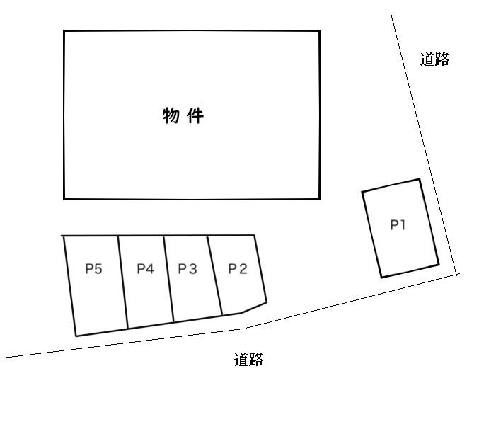 ｳｨｽﾞﾊｲﾑ駐車場の駐車配置図