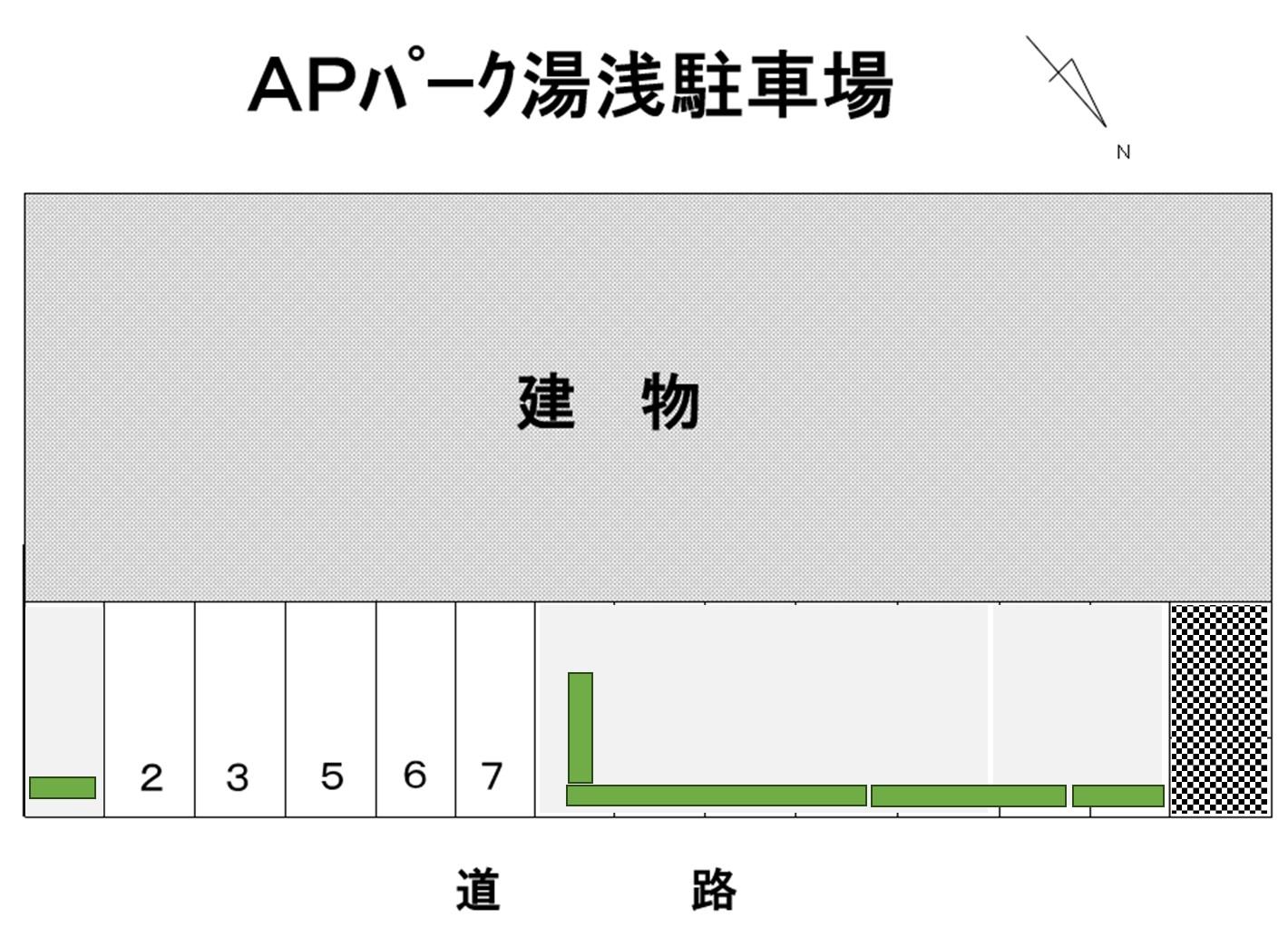 ＡＰパーク湯浅の駐車配置図
