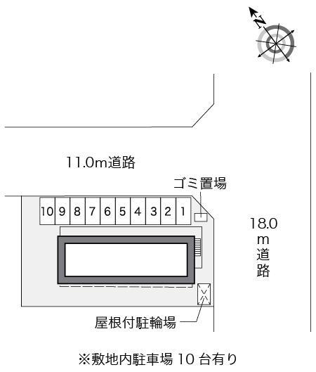 メゾンド伏古Ⅱ(27658)の駐車配置図