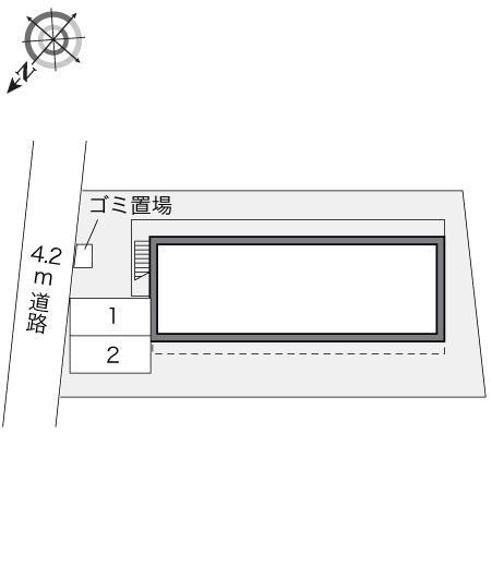 ＡＸＬⅡ(22847)の駐車配置図