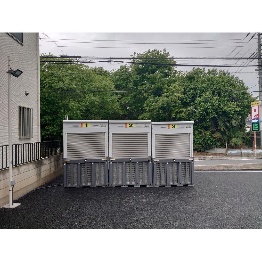 ちゃおちゃおバイクガレージ新座馬場２丁目の外観・駐車場イメージ1枚目