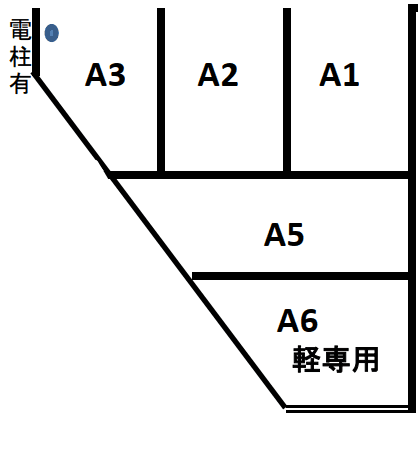 野上駐車場 2の駐車配置図