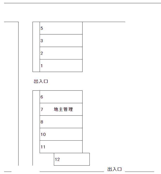 000138の駐車配置図