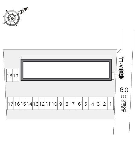 皐月(20273)の駐車配置図
