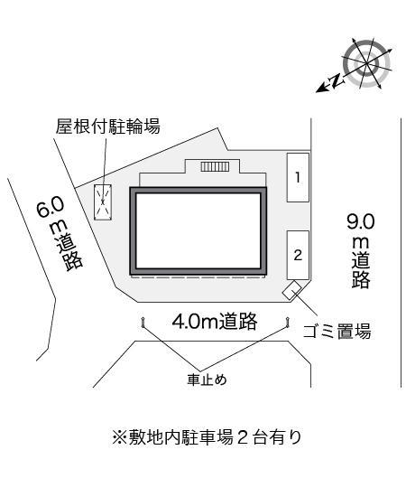 ダイケン５(38708)の駐車配置図