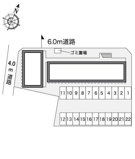 パティオ(22644)の駐車配置図