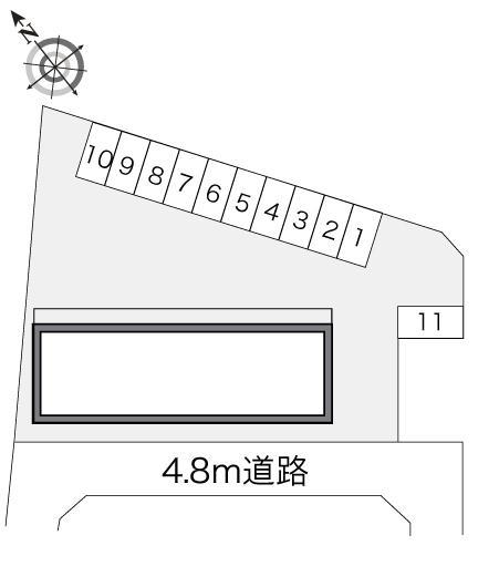 若槻Ⅱ(20246)の駐車配置図