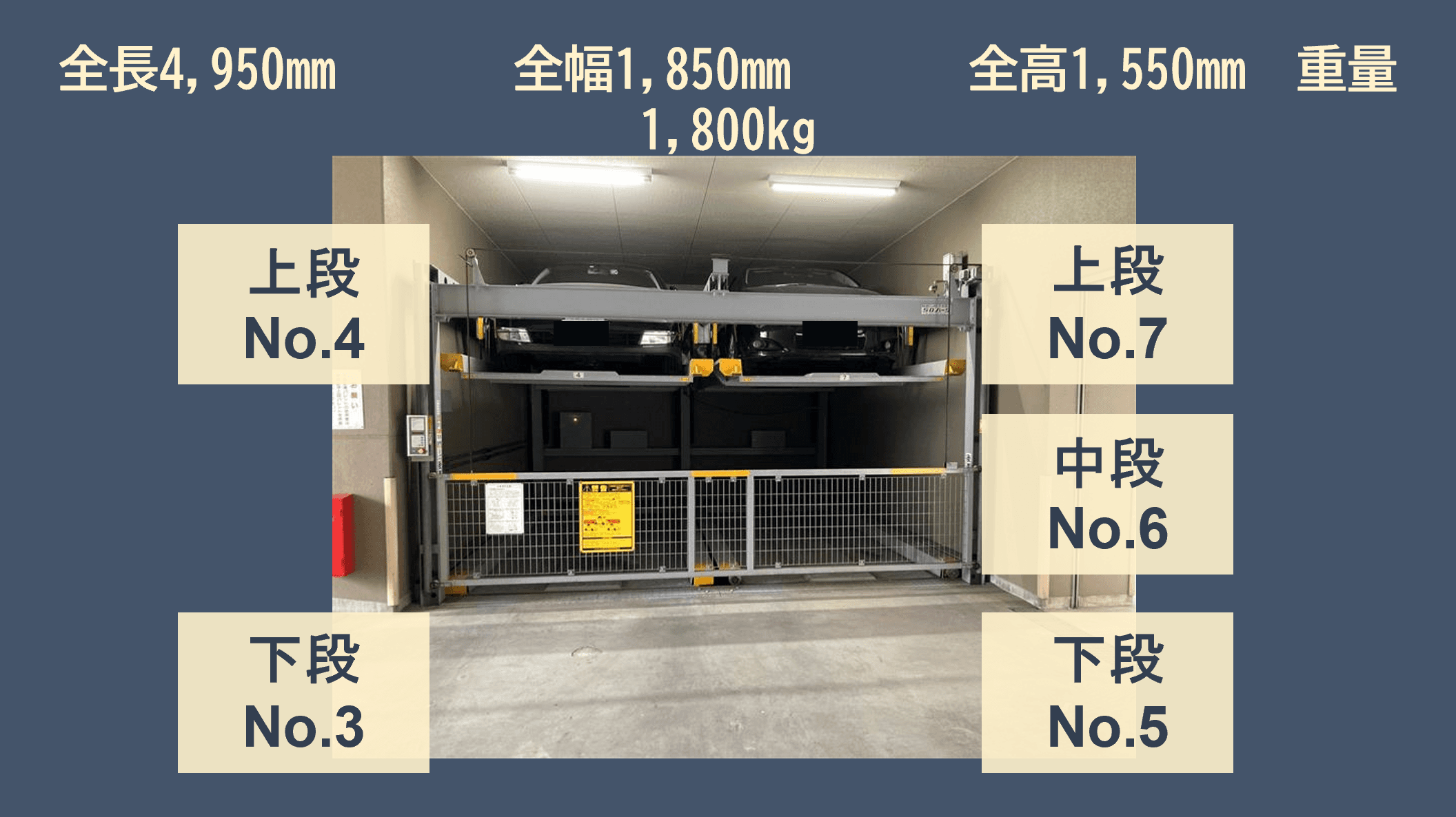 菊川３丁目参番館駐車場の外観・駐車場イメージ2枚目