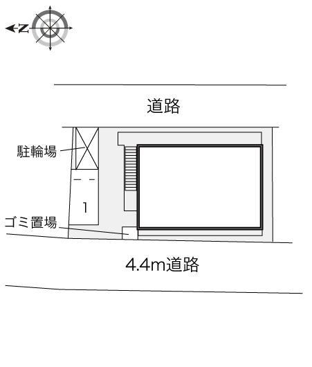 ハイツ中利(23611)の駐車配置図