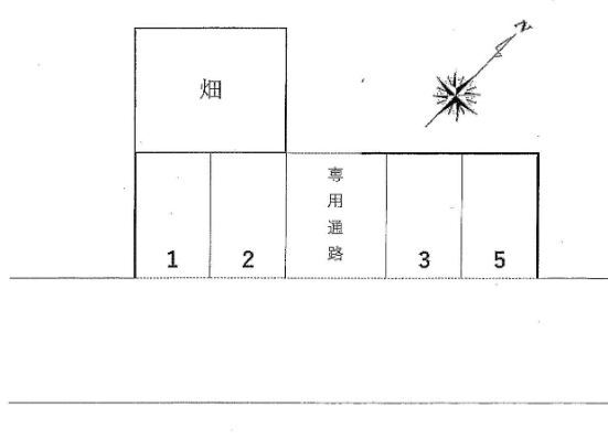 奥島モータープールの駐車配置図