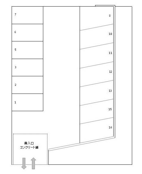 J-491の駐車配置図