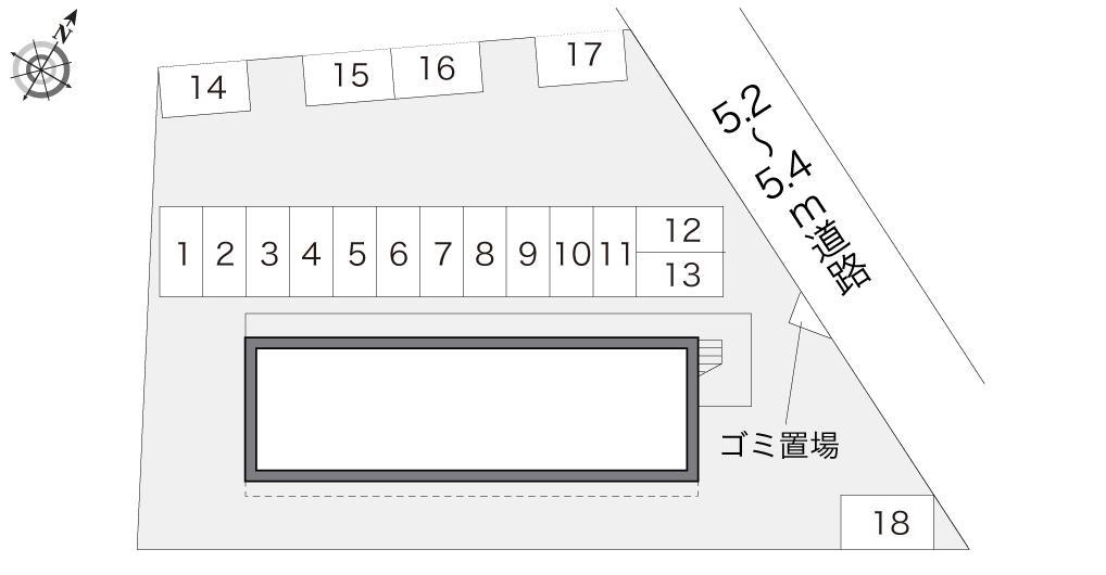 大山(16835)の駐車配置図
