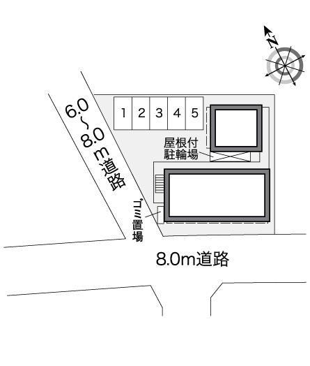 ＰＲＵＮＵＳ(26389)の駐車配置図