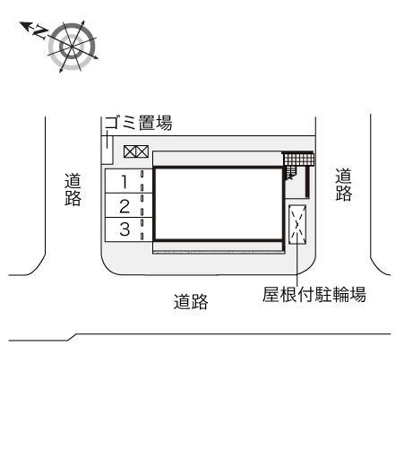 クアッド(45691)の駐車配置図