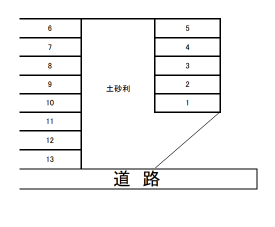 渚パーキング錦町の駐車配置図
