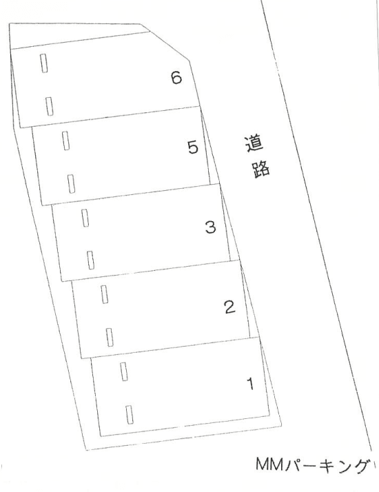 ＭＭパーキングの駐車配置図