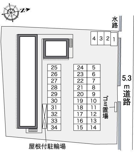 長通り(35514)の駐車配置図