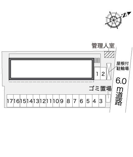 龍門(36589)の駐車配置図