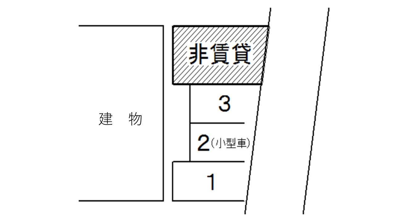 長栄第2駐車場の駐車配置図