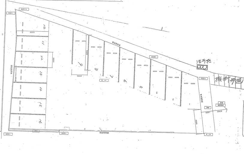 寺迫T駐車場の駐車配置図
