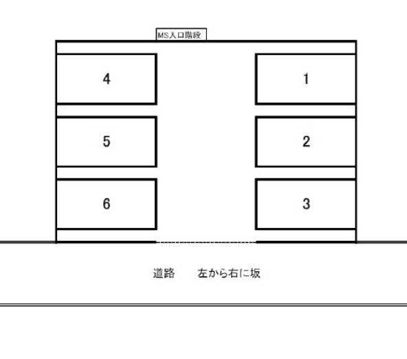 シエテ原町田の駐車配置図